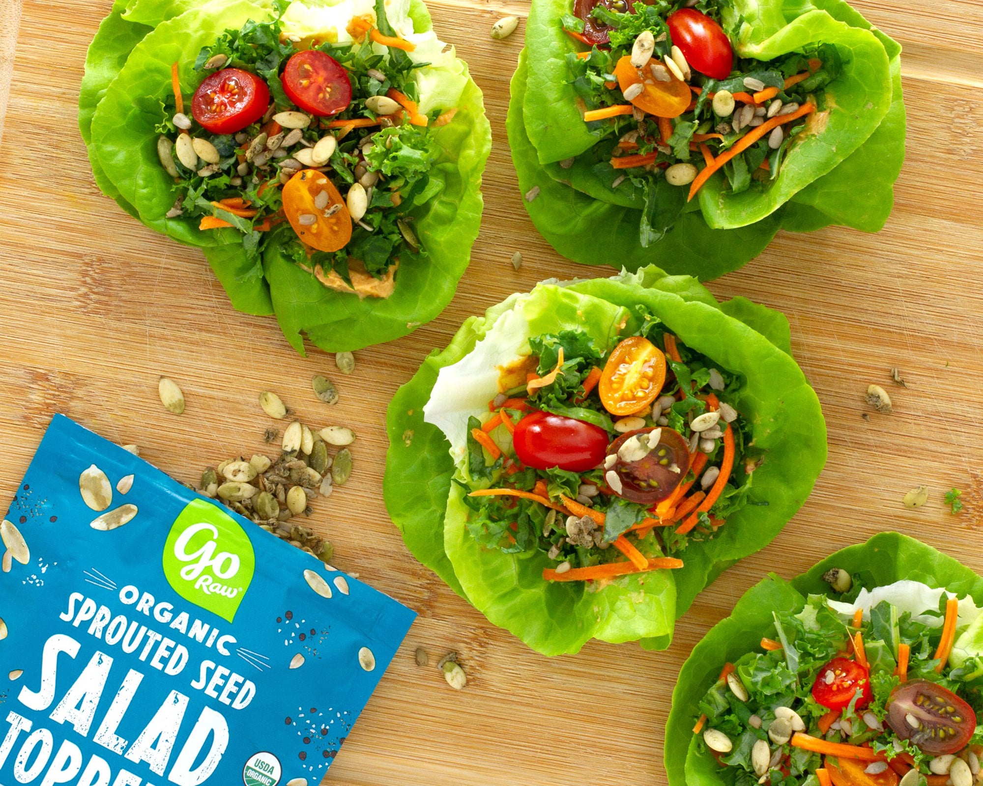 Hummus Lettuce Cups