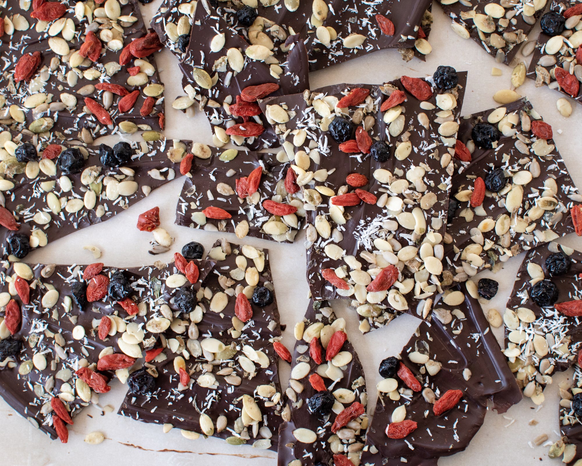 Superfruit & Mixed Seeds Chocolate Bark