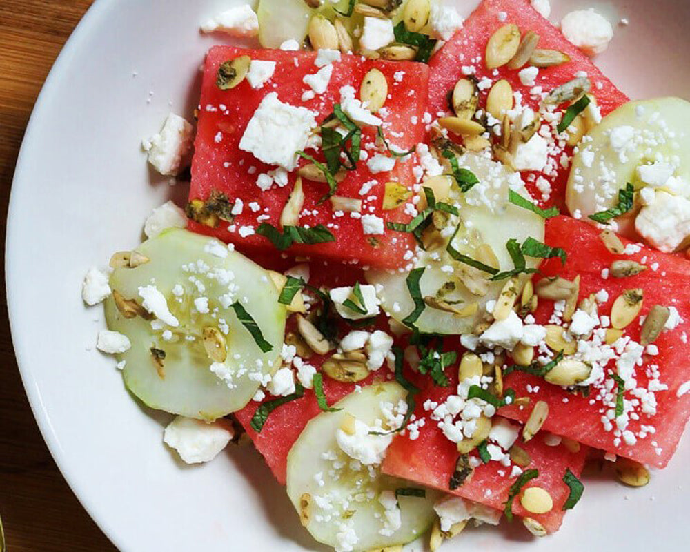 Watermelon Caprese Salad