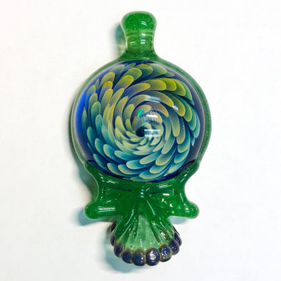 Matthew Neebs Glass Skull Pendant