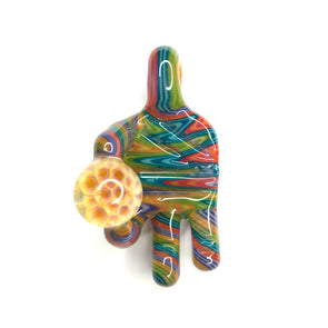 Goober Gabe Glass Pendant Honeycomb