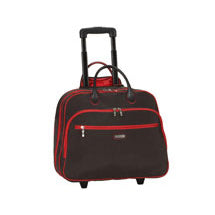 Black Rolling Carry-On Bag with handle