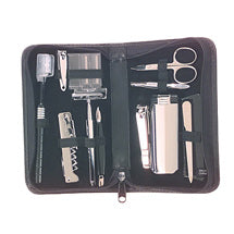 Nail Grooming Kit for Travel with clippers, scissors, tweezers
