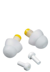 White Ear Plugs with Case Design Go