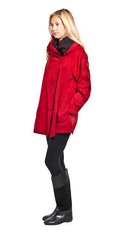 Shop Mycra Pac Mini Raincoat Jackets Button Up with Oversize Hood
