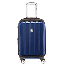 Carry On Blue Hard Case Suitcase