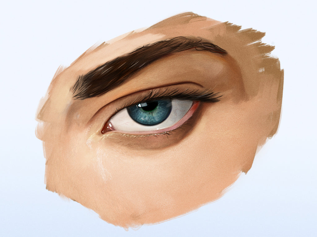 The Eye Tutorial For Digital Painting By Dan LuVisi – Section9