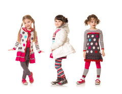Deux Par Deux Girls Princess Du Nord Knit Tights Multi Size 2-7 YRS - Rebelle Kids - 2