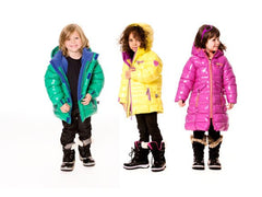 Deux Par Deux Fluffy Puffy Boys Jacket Anthracite Black - Rebelle Kids - 3