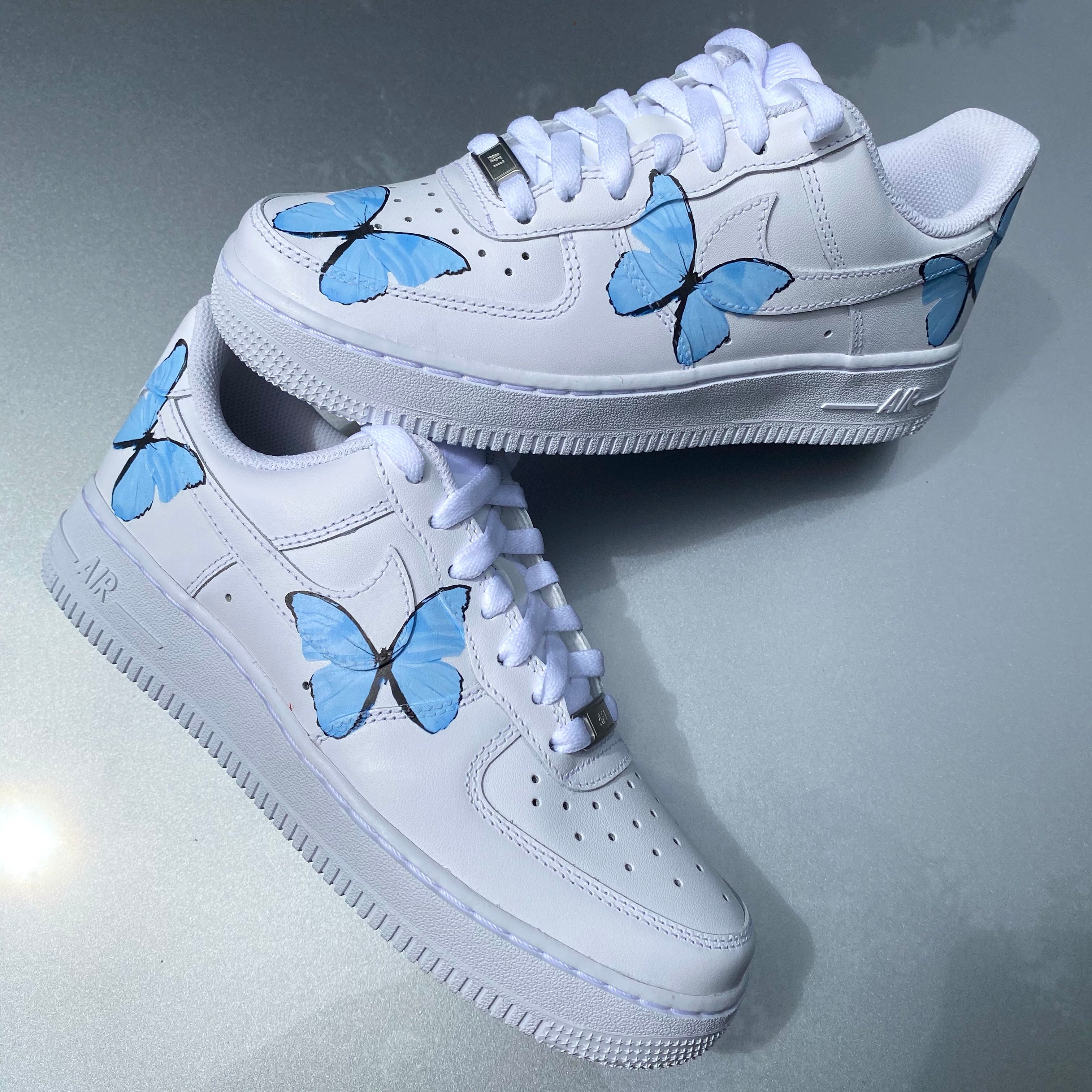 womens butterfly air force ones