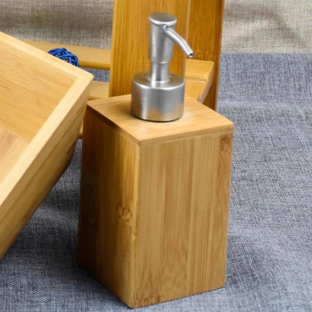 bamboo soap dispenser