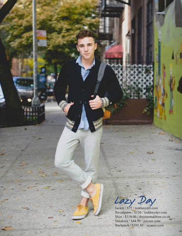 Aries magazine fashion spread: Lazy Day