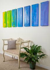 "Gradient" - Painting by Renee Harp (Alternate view)