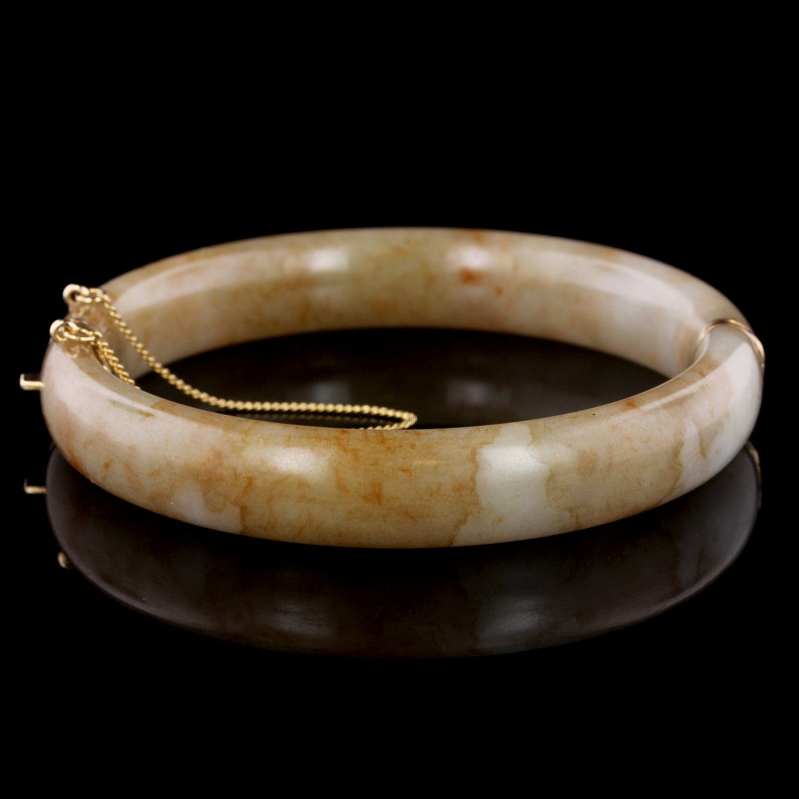 14k jade bangle