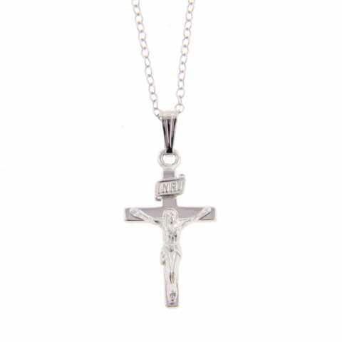 Sterling Silver Child's Cross Necklace 