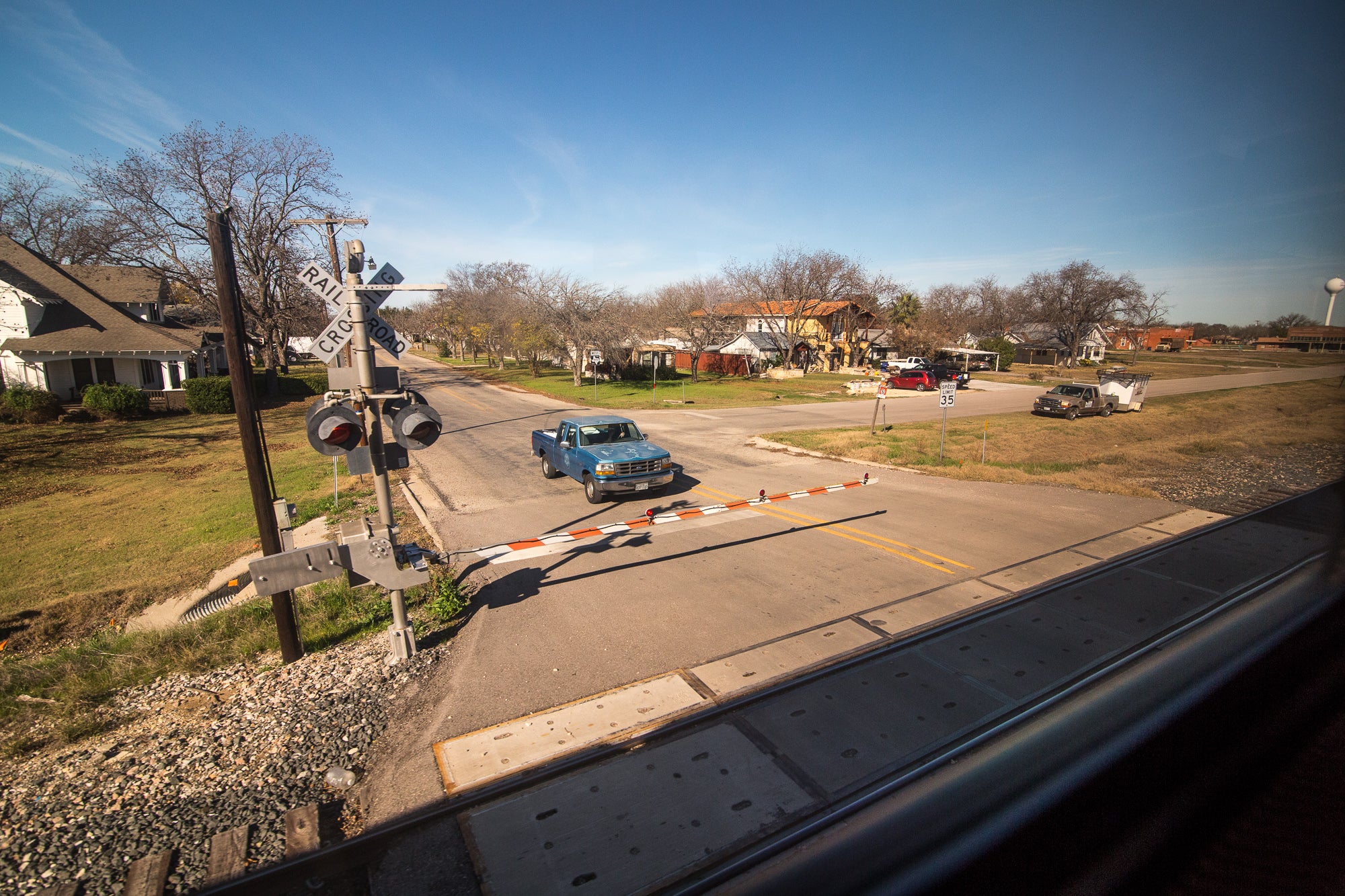 Railroad Crossing, Amtrak