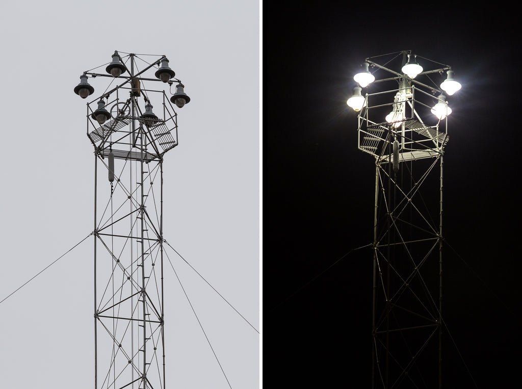Moonlight Towers in Austin, Texas