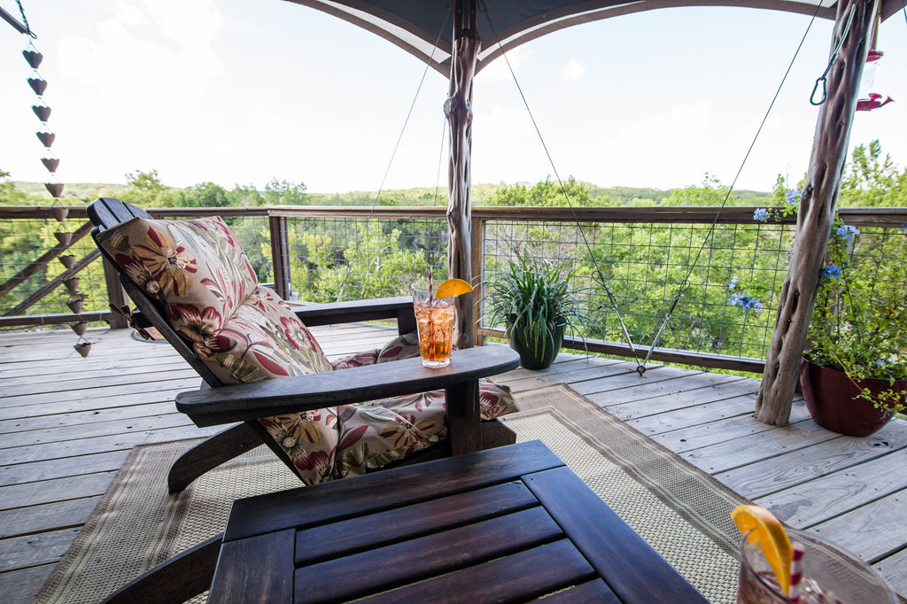 Enjoy a Beverage While You Enjoy the Texas Hill Country