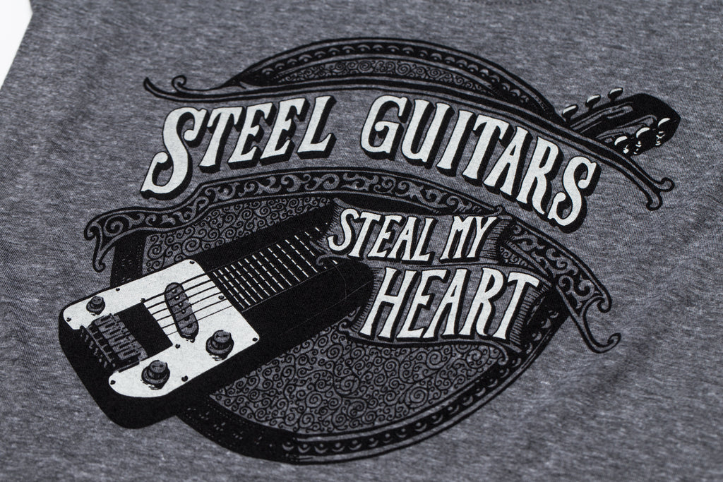 steel guitars shirt design close