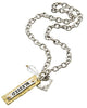 Blessed 2 Tone Chain Link Necklace mcn475811