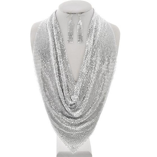 Metal Mesh Collar Necklace. Just For You!