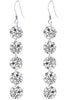 20ct Round Cut Dangle Cz Diamond Chandelier LONG Drop Earrings