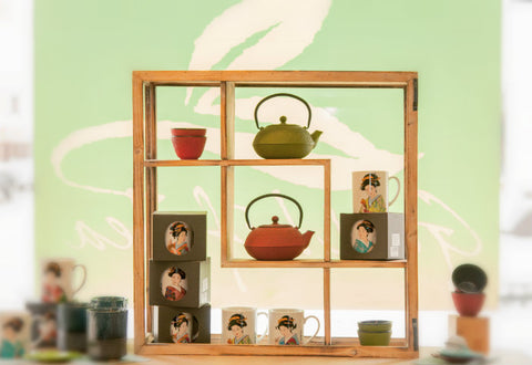 Good Life Tea store interior display