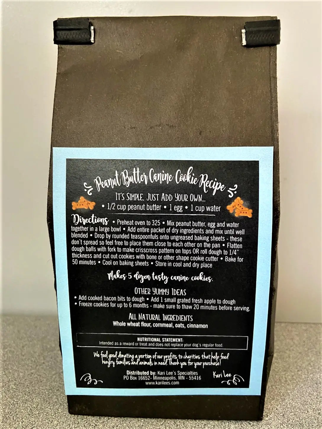Peanut Butter Canine Cookie Mix