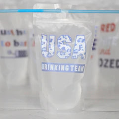Patriotic Drink Pouches