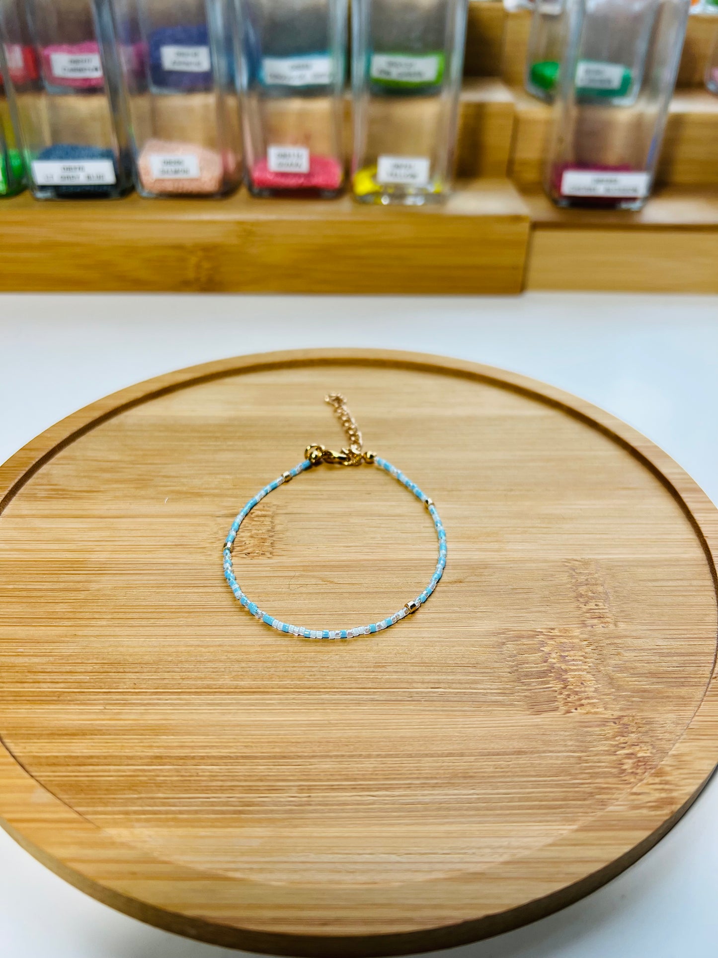 Birth Month Bracelet In Aquamarine