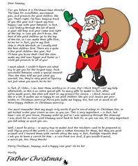 Personalised letter from Father Christmas