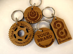 Custom keyrings with your branding, logo or message