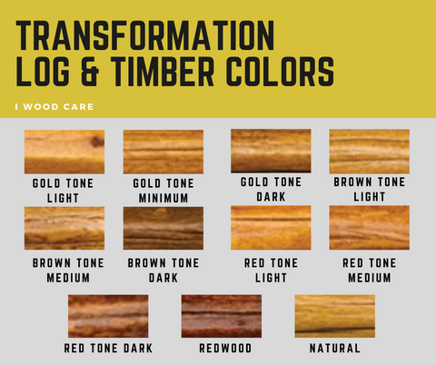 transformation log and timber colors