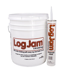 Log jam. Caulk vs chinking