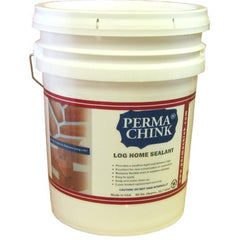 Perma chin - the difference between chink and caulk.