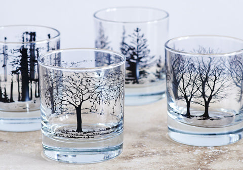 Tree Glasses - Snowden Flood Oxo Studio Shop - Number 4 of our 5 top wedding gifts ideas.  www.snowdenflood.com