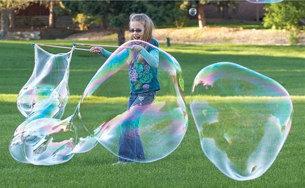 extreme bubbles, inc. beeboo big bubbles bubble toy big bubble kit bubble mix