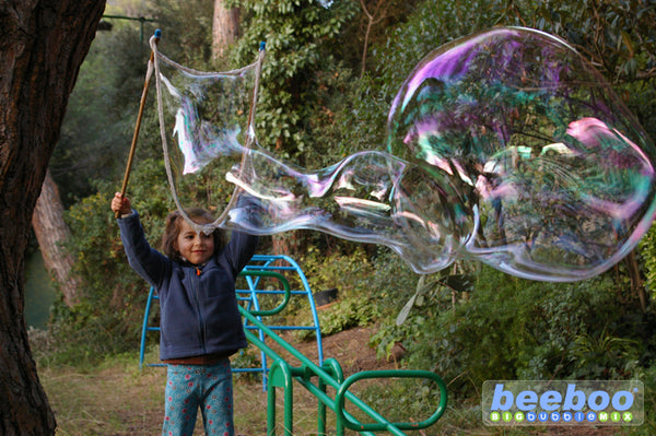 This bubble wand performs much better than homemade wands