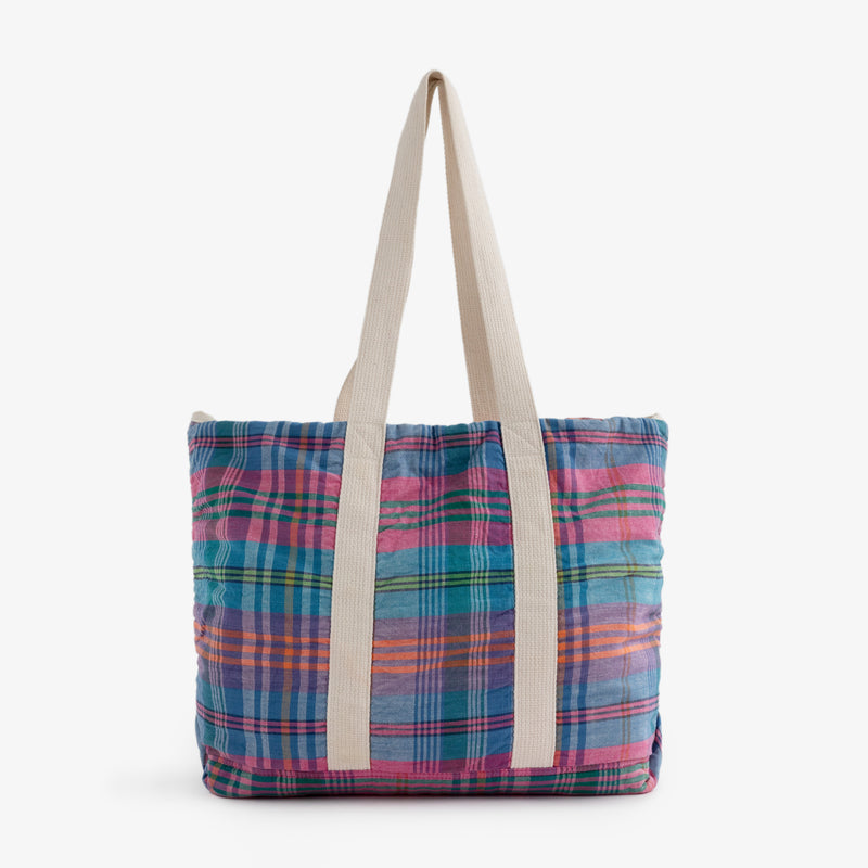 Vintage Eddie Bauer Plaid Tote Bag