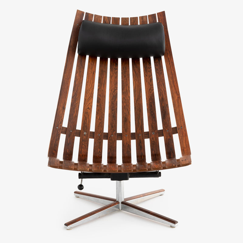 Hans Brattrud for Hove Mobler Rosewood Lounge Chair