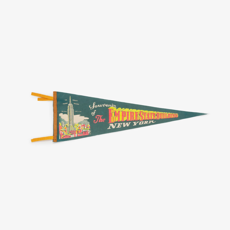 Vintage Empire State Building Pennant