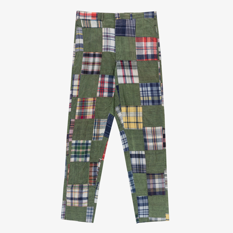 Vintage Patchwork Madras Pant