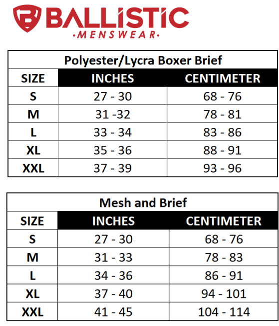 Sizing Guide