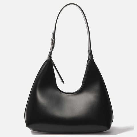 Alexia Bag in smooth leather, Black - 