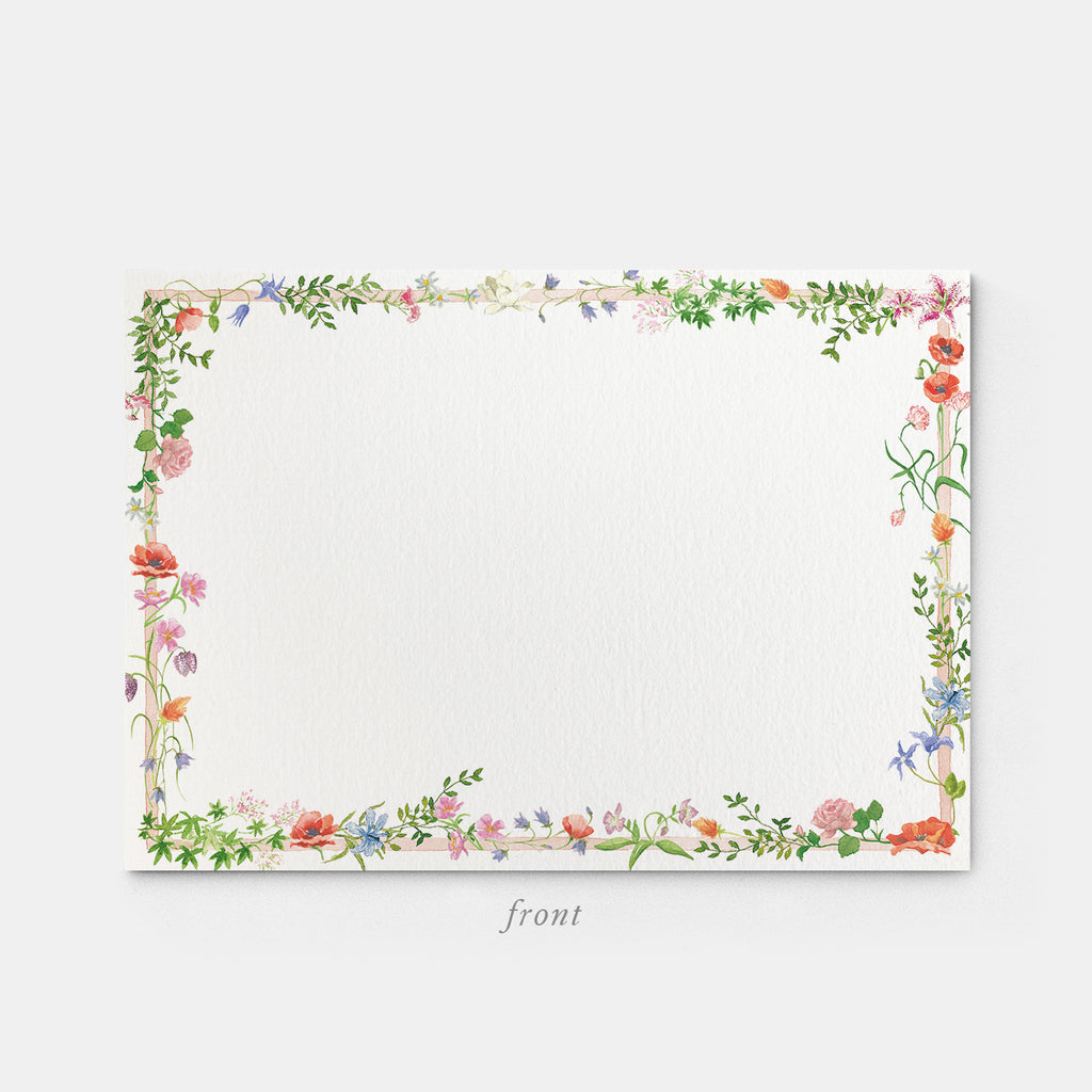 Wild Blooms Stationery Cards - Clementina Sketchbook