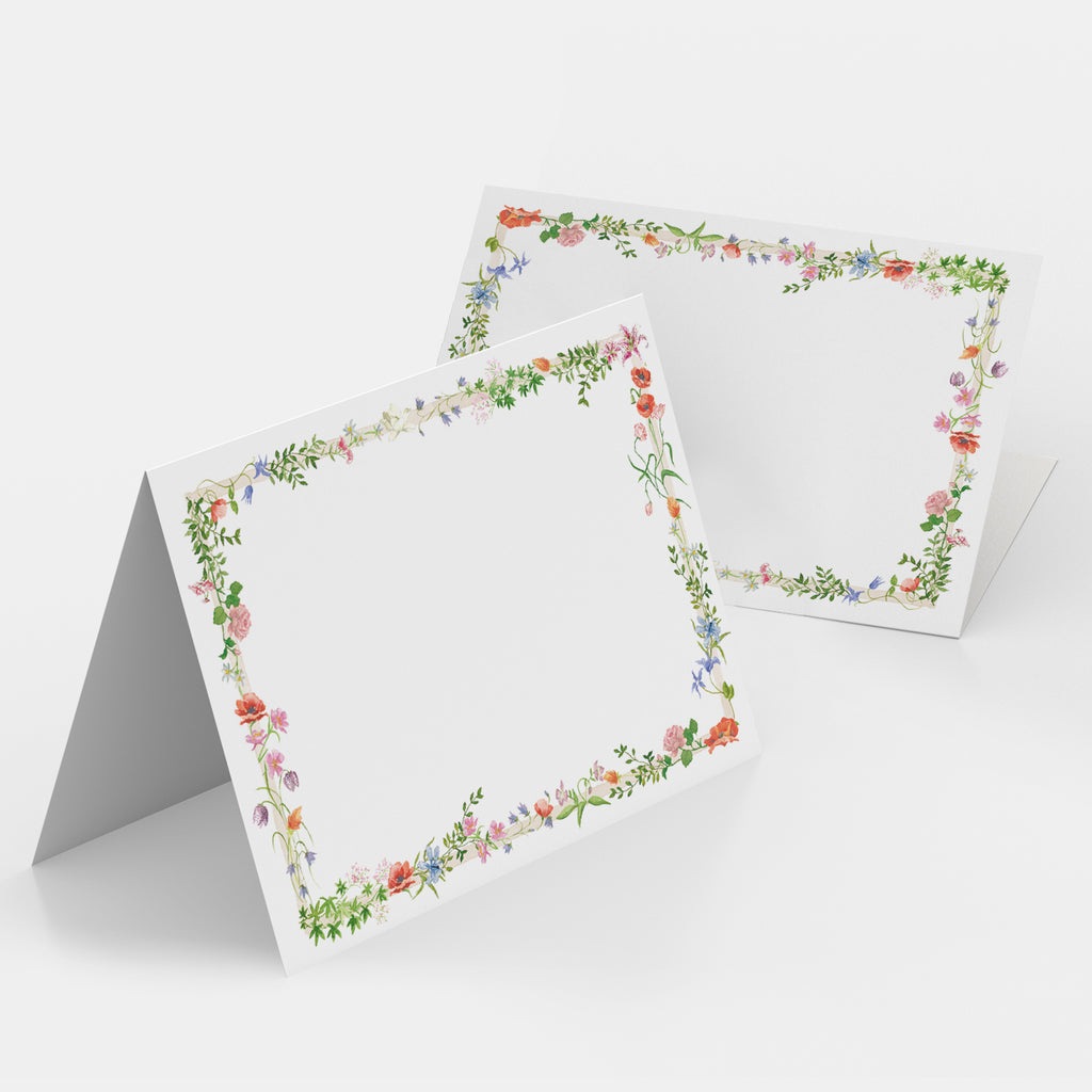 Wild Blooms Place Cards - Clementina Sketchbook