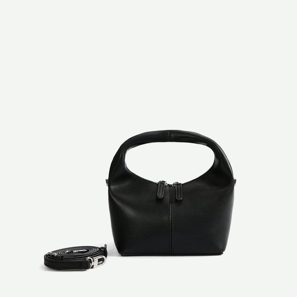 Rebecca Small Cutie Leather Bag, Black - Bob Ore Blue Collection
