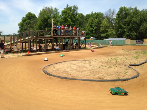 pit products visits sandpit RC radio controlled car racing track in jonesville, michigan