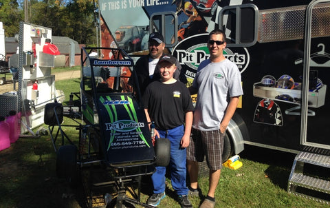 Quarter Midget Race Team from Jackson, Michgan Sponsored by Pit Products