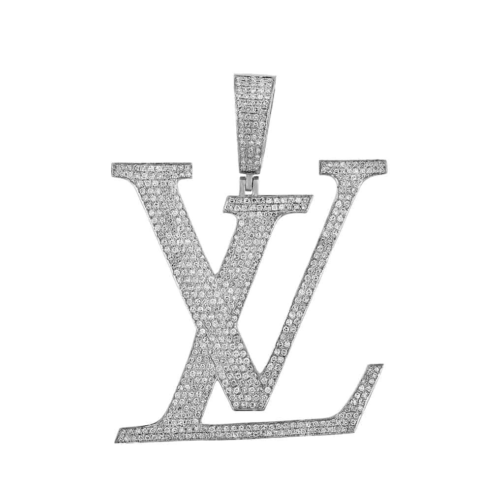 Model 342 LV Louis Vuitton Diamond Pendant | 3D Print Model